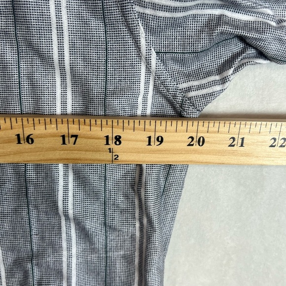 Original Vintage Augusta National Golf Shop Masters Striped Gray Polo Shirt Golf - Picture 5 of 7